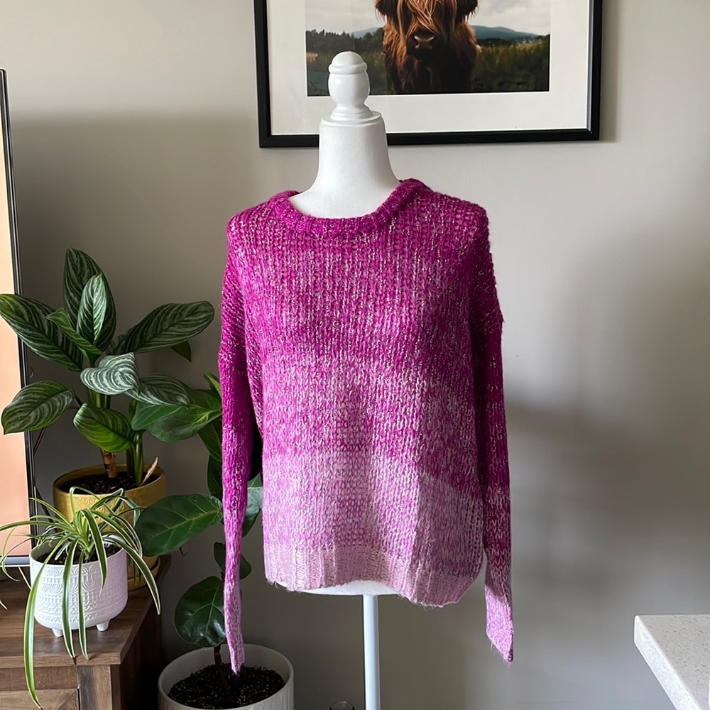 Heirloom Purple Knit Pullover
